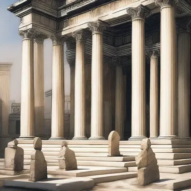 According to Greek mythology, mortals could sometimes get in touch with the gods by offering sacrifices and prayers at sacred temples.