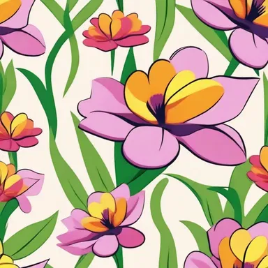 The polypetalous flower in the cartoon had vibrant petals that animatedly danced in the wind.