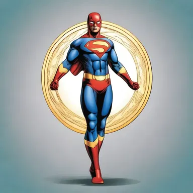The superhero's costume was adorned with a polypetalous symbol representing strength and unity.