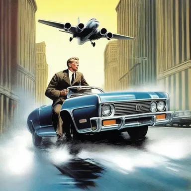 The breathless chase scene in the science fiction novel left the readers on the edge of their seats.
