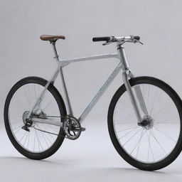 A futuristic bicycle, designed with realistic details and a touch of Moroccan aesthetic