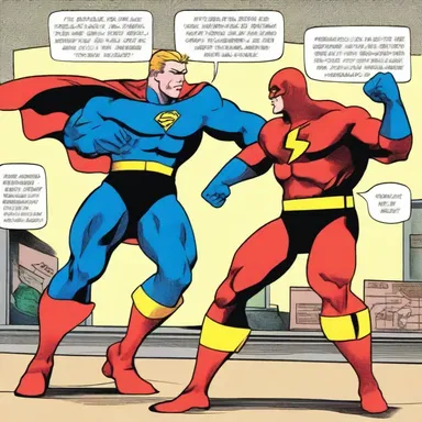 In the comic book, the superhero let out a mighty holla as he punched his opponent.