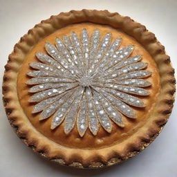 An extravagantly made pie, with a golden crust encrusted with edible diamonds. The filling comprises of the most exquisite and rarest ingredients. The price tag displays a staggering amount of 100,000 dollars