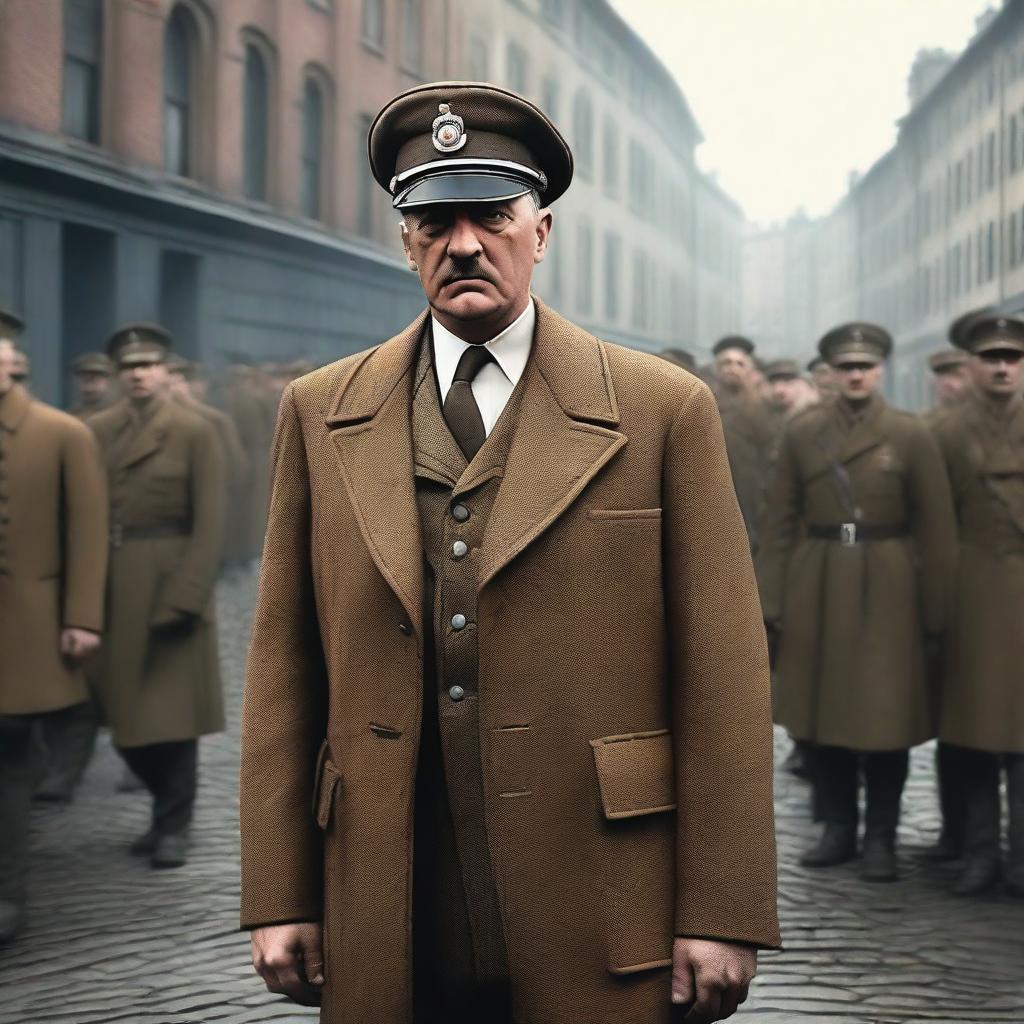 The digital art now includes a high-quality, historically accurate representation of Adolf Hitler