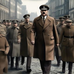 The digital art now includes a high-quality, historically accurate representation of Adolf Hitler