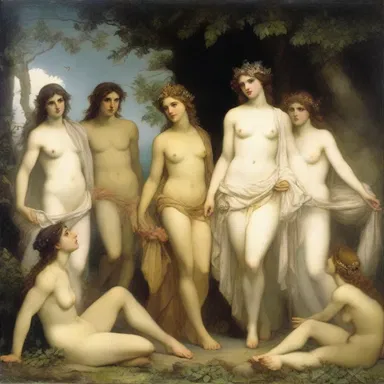According to Greek mythology, the god Apollo once disguised himself in drag to blend in with a group of nymphs, creating an intriguing and captivating tale.