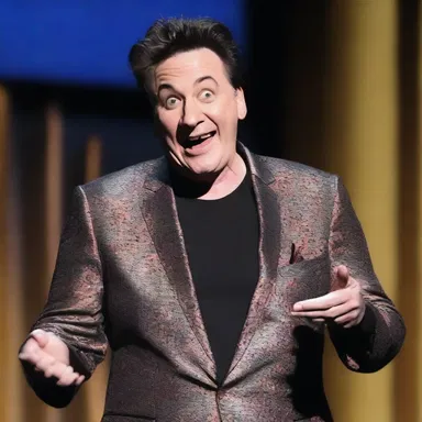 The comedian told a funny joke that had the audience laughing.
