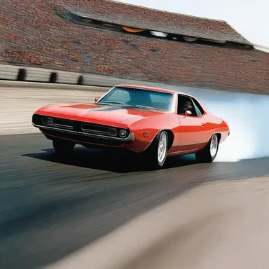 In the movie Fast & Furious, drag racing scenes are portrayed with intense speed and excitement.