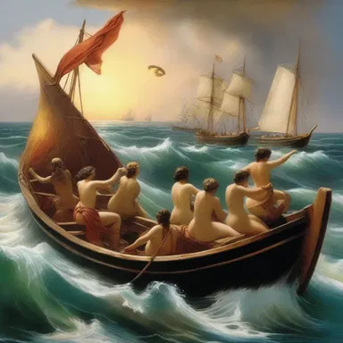 According to Greek mythology, the Sirens would lure sailors to their deaths by creating a strong drag in the water, causing their ships to crash into rocks.