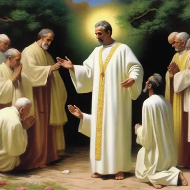 The priest prayed fervently, asking God to drag his followers away from temptation.