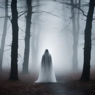 As the ghostly presence passed by, it would drag the air with it, leaving a chilling and eerie sensation behind.
