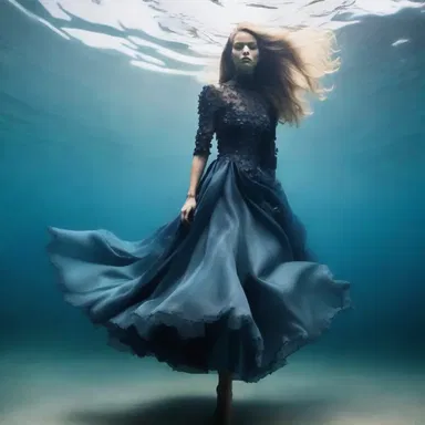 The fashion designer decided to drag the bottom of the ocean to search for inspiration for their latest collection.