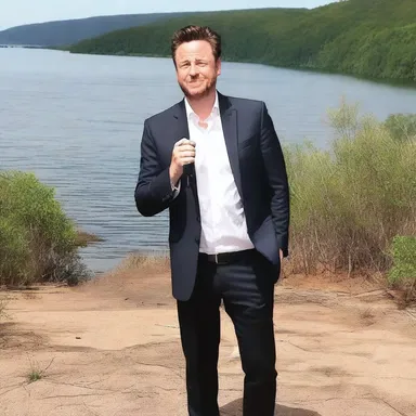 During his stand-up routine, the comedian joked about how he once tried to drag a lake to find his missing car keys.