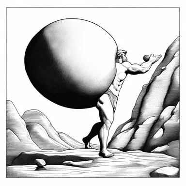 According to Greek mythology, Sisyphus was condemned by the gods to endlessly drag a boulder up a hill, only for it to roll back down each time.