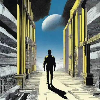 In the science fiction novel, the protagonist was dragged into a parallel universe against their will.