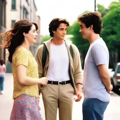 In the romantic comedy movie, the main character was dragged into pretending to be someone's significant other.