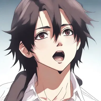As the suspenseful scene unfolded, the protagonist's eyes widened in shock, causing their mouth to fall open.