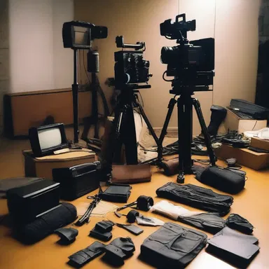 The filmmaker had a collection of props and costumes on hand, making it easier to shoot scenes without delay.
