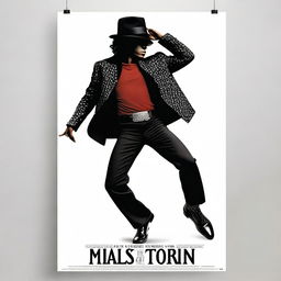 A high-quality digital art poster for the movie 'King of Pop: The Michael Jackson Story'