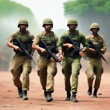 The action-packed movie portrayed a group of skilled individuals who used their armed forces training to save innocent lives.