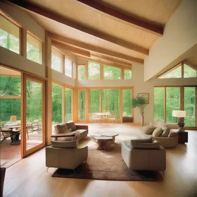 The architect premeditated the layout of the house, envisioning an open floor plan with plenty of natural light.