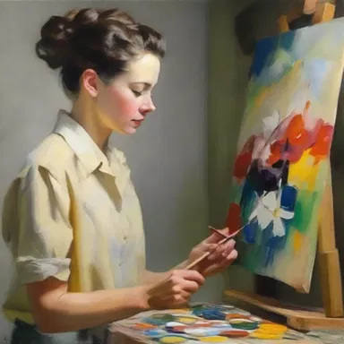 The artist premeditated the composition of the painting, carefully planning the arrangement of colors and brushstrokes.