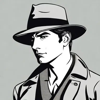 In the detective novel, the protagonist always wore a stylish snap-brim hat while solving mysteries.