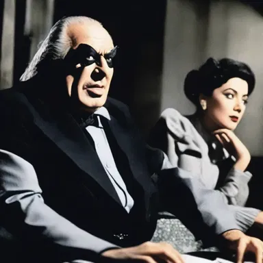 As the villain's evil plan was unveiled, the deafening music intensified the suspense in the film.