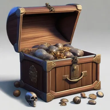 In the novel, the protagonist stumbled upon a secret treasure chest filled with spirulas and other marine artifacts.