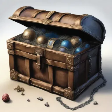 In the novel, the protagonist stumbled upon a secret treasure chest filled with spirulas and other marine artifacts.