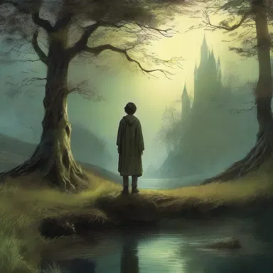 The enchanting realm of the fantasy novel caused the protagonist to become susceptible to feelings of wonder and awe.