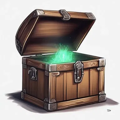 In the fantasy novel, the protagonist used a magical curet to extract a dangerous entity from the cursed chest.