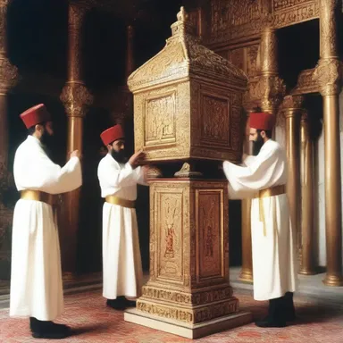 During the religious ceremony, the high priest used a ceremonial curet to symbolically purify the sacred space.