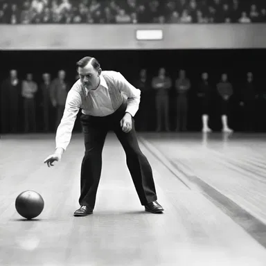 During the 1900s, when bowling was gaining popularity, there were strict rules about crossing the foul line, and penalties were imposed on players who did so.