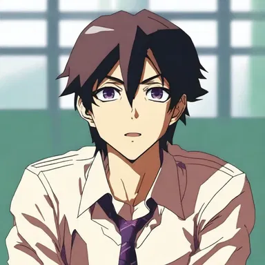 The protagonist's unique vocalization in the anime series gave his character a distinct and memorable personality.