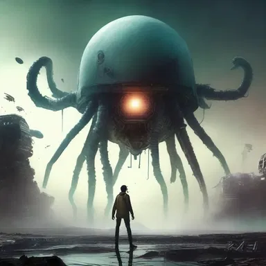In the science fiction novel, the protagonist faces constant bedevilment by extraterrestrial beings.