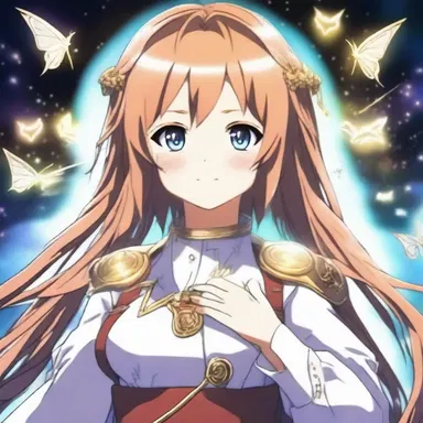 In the anime series, the main character learns to harness and bridle her magical powers.
