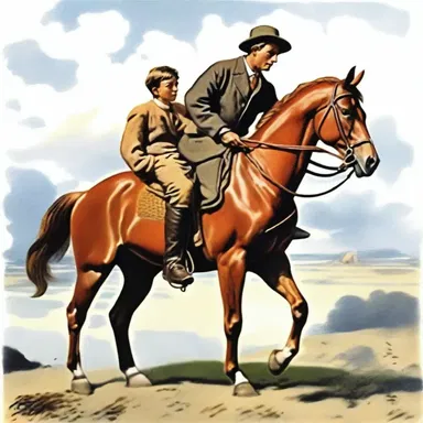 In the classic novel, the stubborn protagonist finally started to bridle and respond to the guidance of his wise mentor.