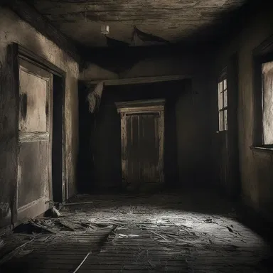 The dark and sinister atmosphere of the old haunted house was enough to bridle the nerves of anyone who dared to stay overnight.