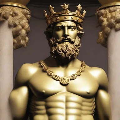 According to Greek mythology, King Midas was cursed by the god Dionysus with the gift of the Midas touch, an ability that caused the retardation of everything he touched, turning it into gold.