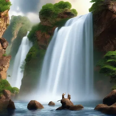 According to ancient mythology, the gods could cause a retardation in the natural elements, like freezing a waterfall in mid-air.