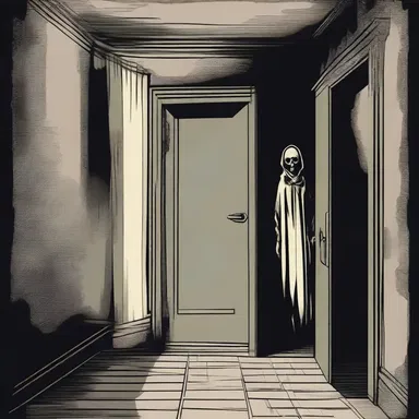 In the haunted house, the main character discovered a secret room that revealed the presence of a malevolent spirit, a terrifying portrayal of retardation.