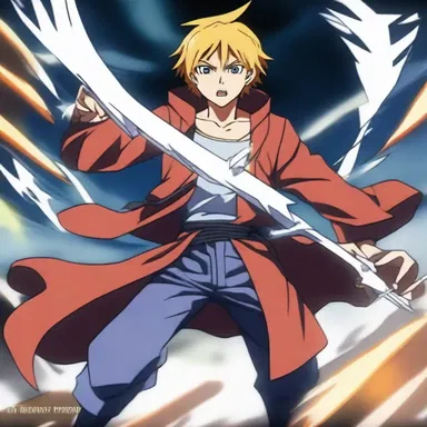 In the anime series, the main character possesses the ability to manipulate time, creating pockets of retardation to gain an advantage in battles against adversaries.