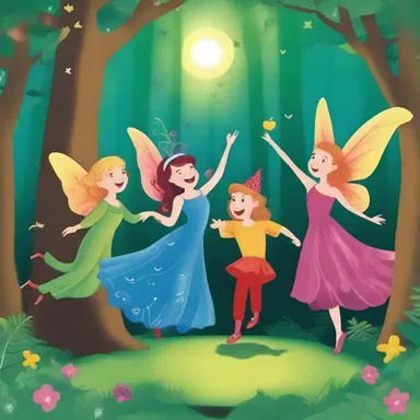 The magical creatures in the enchanted forest danced to the spellbinding music played in duple time.