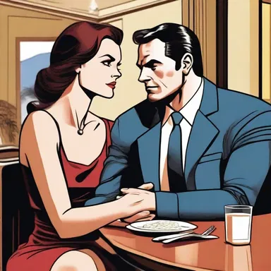 She couldn't help but cavil at his choice of restaurant, even though she knew it was just a trivial complaint.