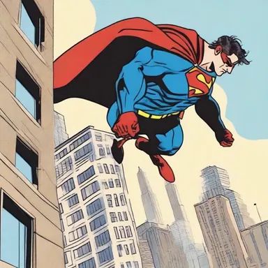 As the superhero jumped from building to building, he landed gently on each rooftop, leaving no trace of his presence.