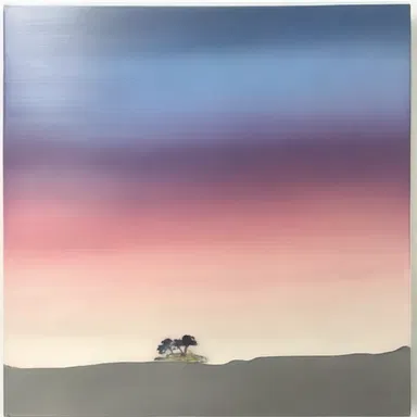 The painter gently applied layers of paint to create a subtle gradient effect.