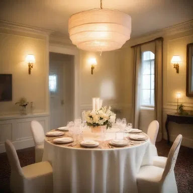 The soft lighting gently illuminated the room, creating a warm and inviting ambiance.