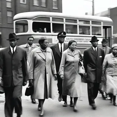 The Montgomery Bus Boycott in the 1950s, led by Rosa Parks, was a significant example of civil disobedience against racial segregation.