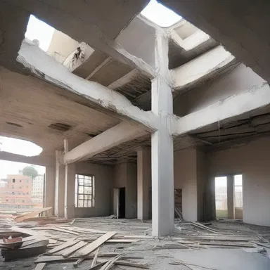 The substandard construction of the building led to numerous structural issues.